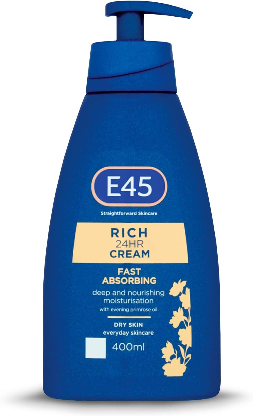 E45 Rich Cream 400 ml – E45 Cream with Evening Primrose Oil