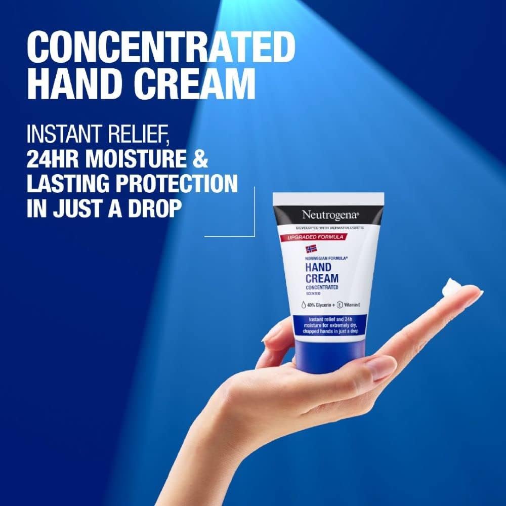 Neutrogena Norwegian Concentrated Unscented Hand Cream, 50 ml (Pack of 1)