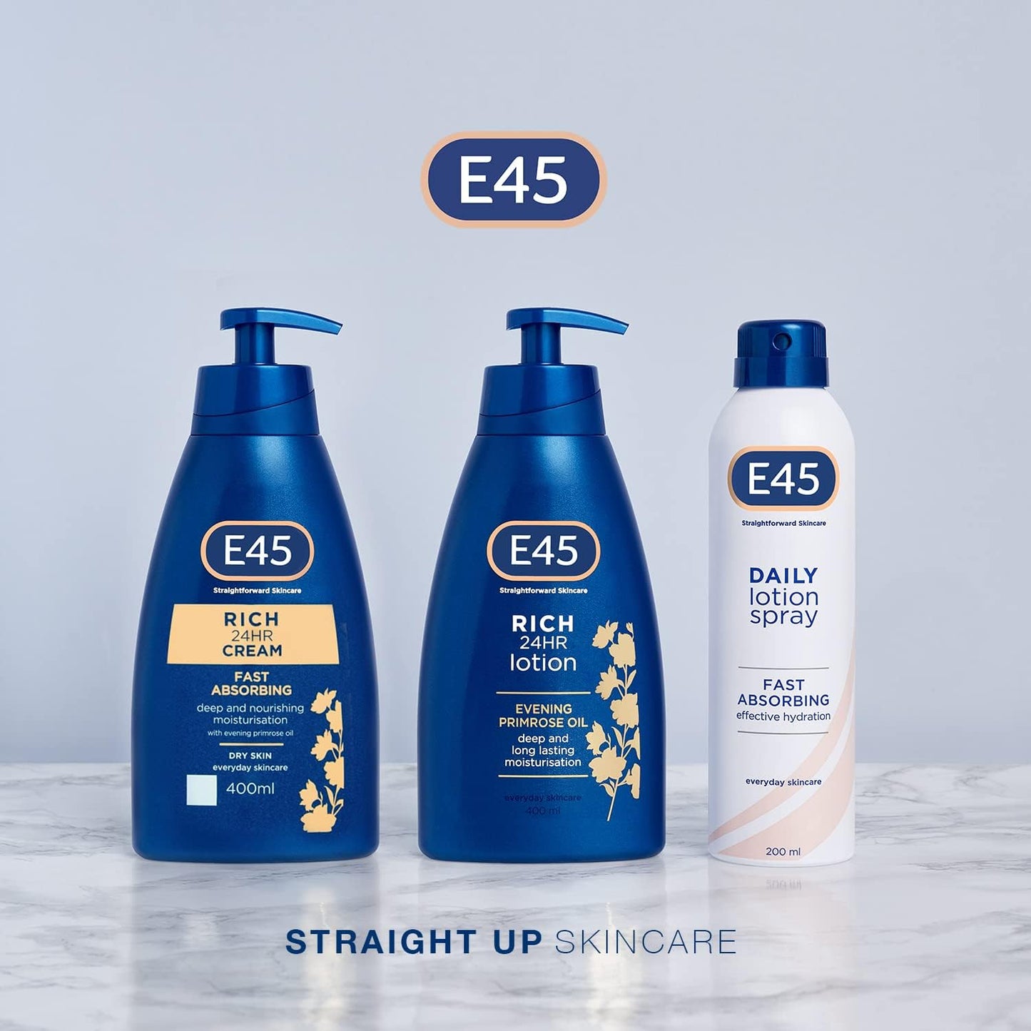 E45 Rich Cream 400 ml – E45 Cream with Evening Primrose Oil