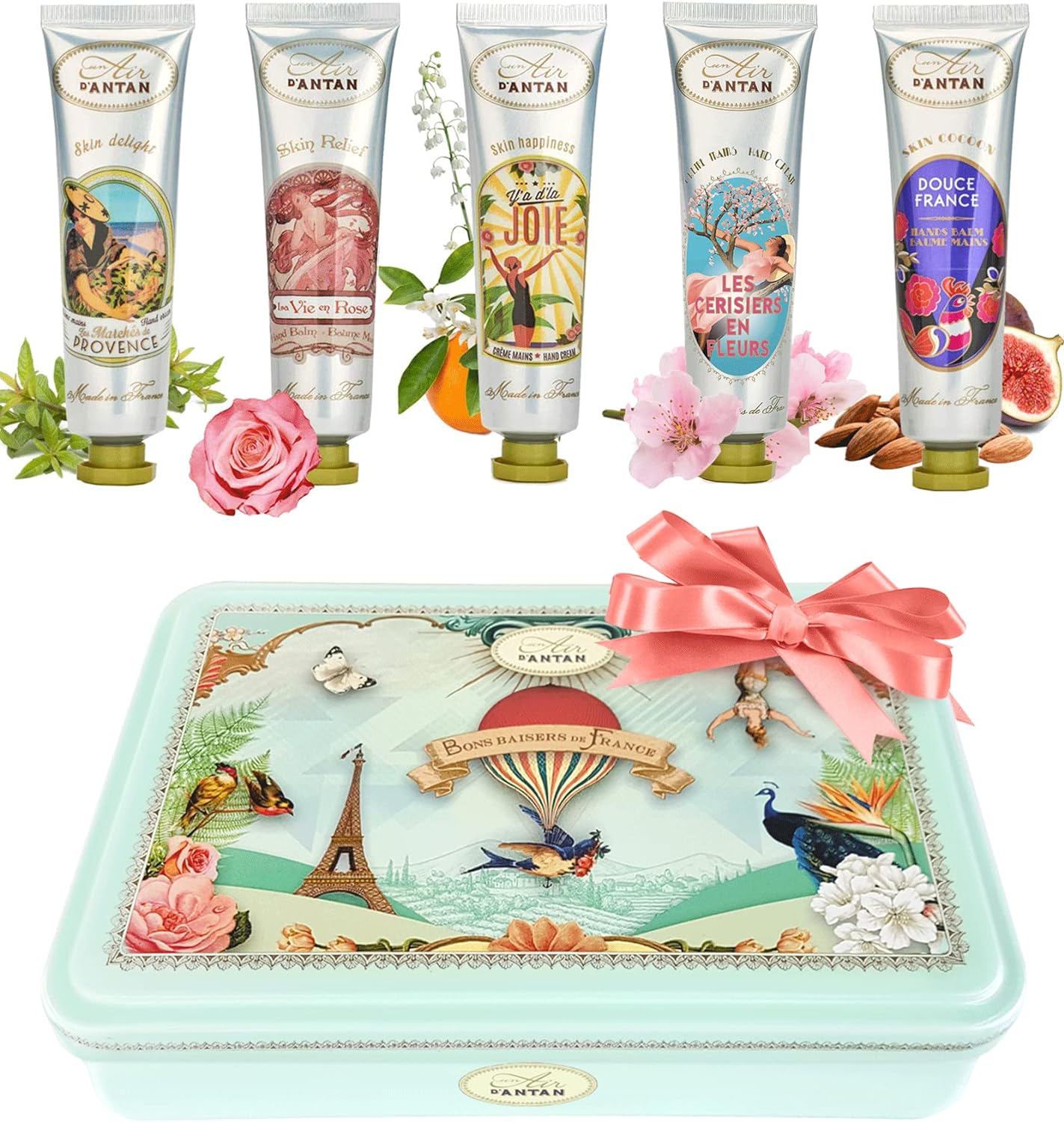 Hand Cream Gift Set For Women, 4 Pcs Hand Cream Gift Set