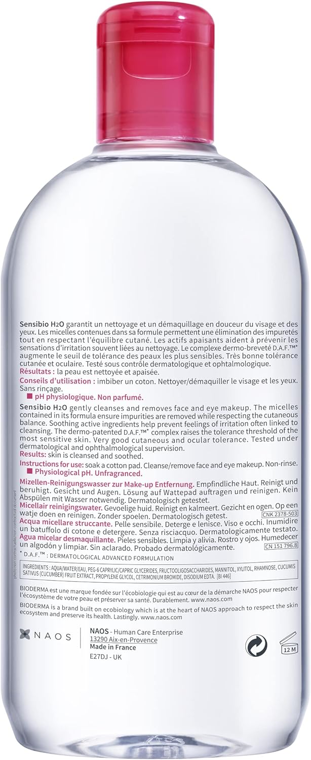 Bioderma Sensibio H2O Micellar Water - 500ML